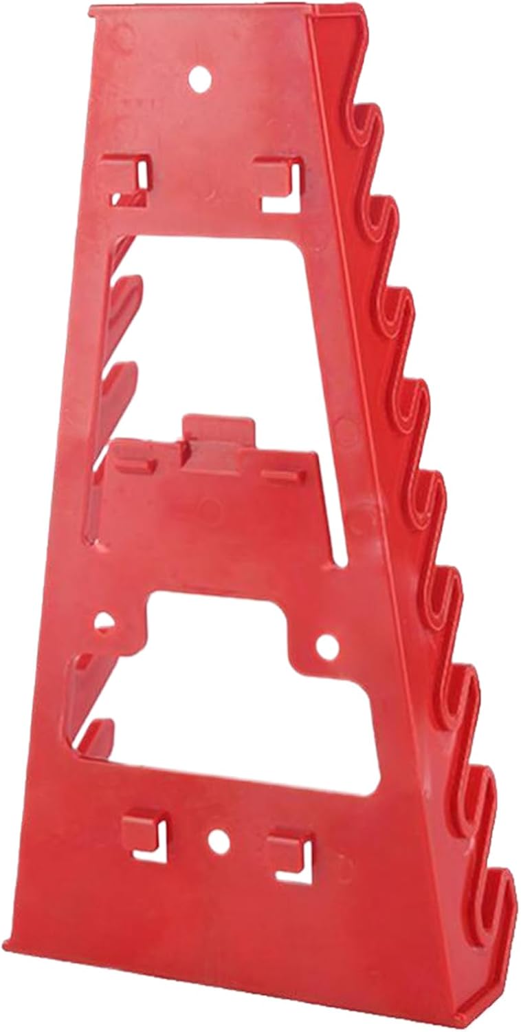Wrench Storage Rack, Pegboard Tool Organizer, Heavy-Duty Wall-Mounted Spanner Holder, Space-Saving Tool Stand, Rugged Steel, Easy Install, Workshop Garage Repair, 8.66‑Inch