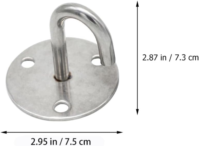  Healeved Crochet Suspendre J En Acier Inoxydable Argenté 3pcs Résistant Haute Température Pour Rangement Pratique Sur Murs Rugueux Ou Partout