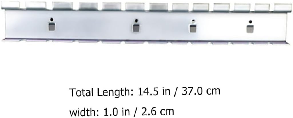  Healvian Support Mural Pour Tournevis En Acier Électroplaqué Antirouille, 12 Trous Pour 12 Outils, Étagère De Rangement Robuste Pour Atelier, Garage Et Espace Industriel, Porte-Outils