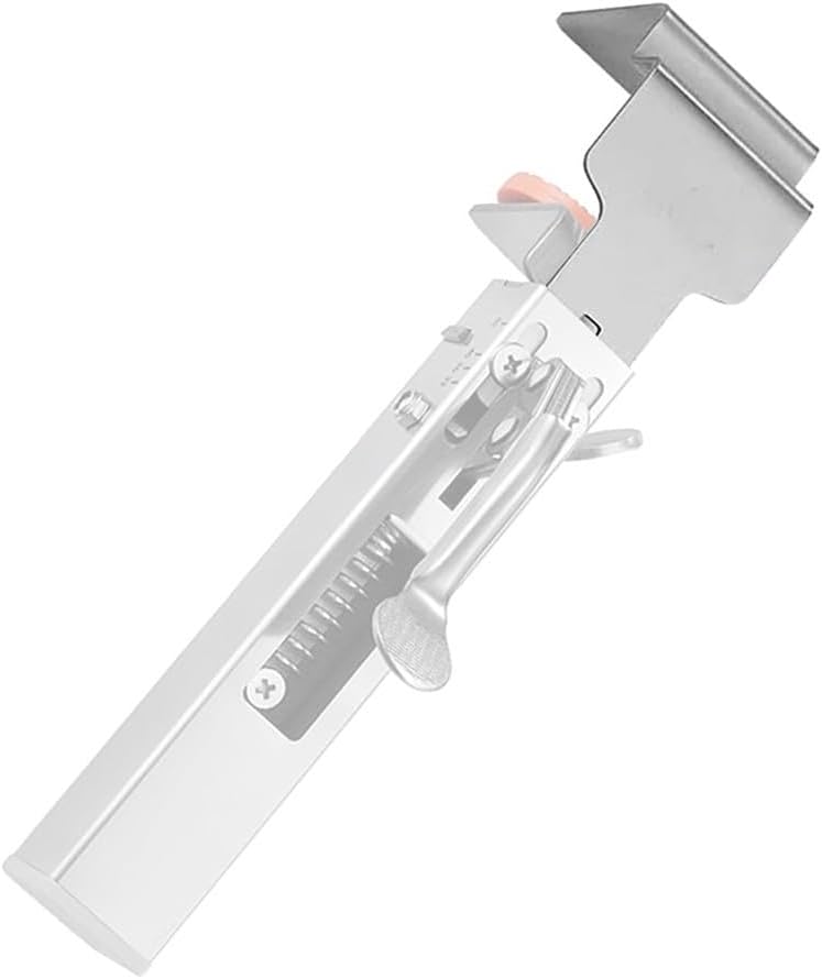  Clip De Fixation De Tiroir Réglable En Acier Inoxydable Avec Tête Robuste De 2 Mm D'épaisseur Pour Une Installation Rapide Sur Différentes épaisseurs D'armoire. Grand Nœud Argenté (pièce à Angle Droit