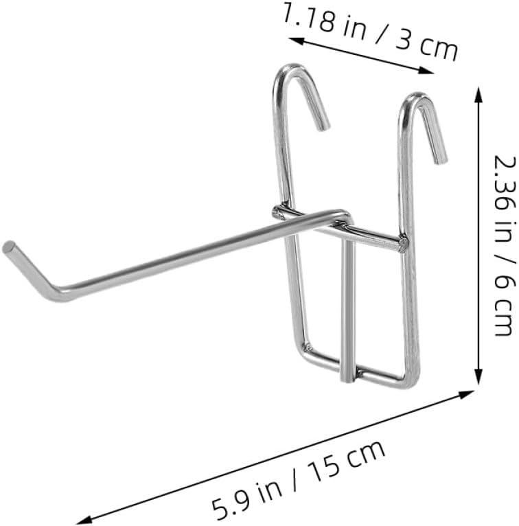  Healvian Crochets Muraux Robustes Argenté Grillagés En Acier Inoxydable Lot De 30pcs Et Optimisant L'espace Mural Suspendre Et Organisation