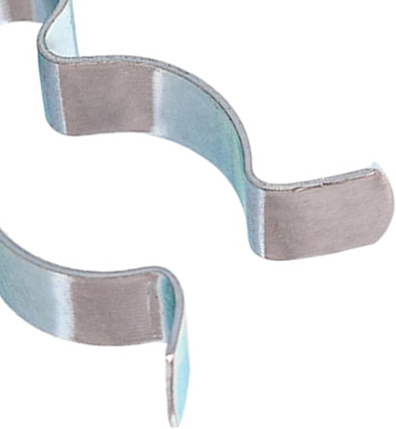  Pinces à Ressort En Acier Au Manganèse Avec Base étroite Revêtue De Caoutchouc Pour Garage, Abri De Jardin, Armoire, Organisation 25 Mm, 32 Mm, 50 Mm, Argent (50 Mm)
