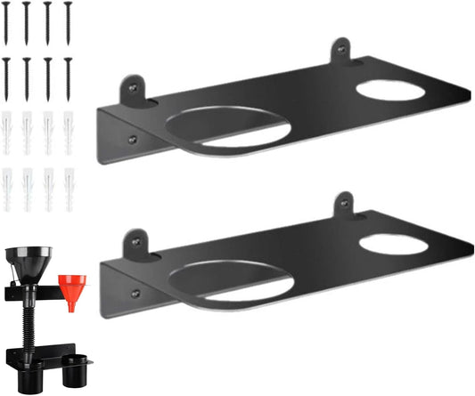  Générique Rangement Pour Entonnoirs à Huile | 2 Pièces Support De Montage | Support De Vidange Murale Pour Garage Atelier Maison Camping Remorque