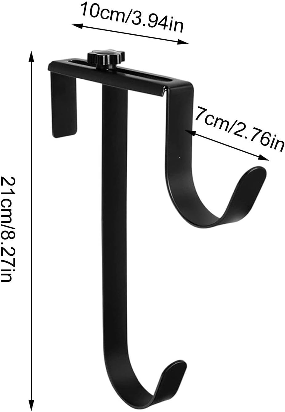  Crochets Pour Clôture De Piscine | 2 Supports Métalliques Robustes Réglables | Crochet Pour Perche De Piscine à 2 Niveaux,Pour Outils Tuyau Râteau Épuisette Brosse Écumoire Serviettes Balustrade