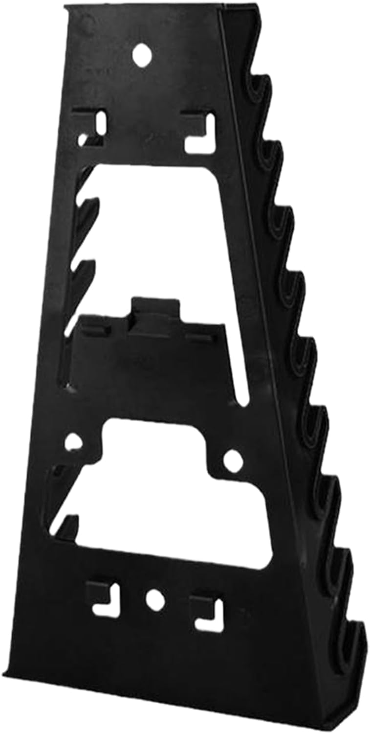 GENERIC Support De Rangement Pour Clés à Outils, Organiseur De Tournevis, Support Mural Robuste, Utilisation En Atelier De Réparation De Garage, 22 X 12 Cm, Noir, Rouge, 1 Pièce