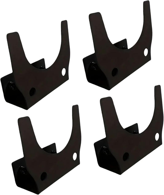  Lot De 4 Supports Muraux En Métal Robuste Pour Un Rangement Et Une Organisation Sécurisés Des Outils