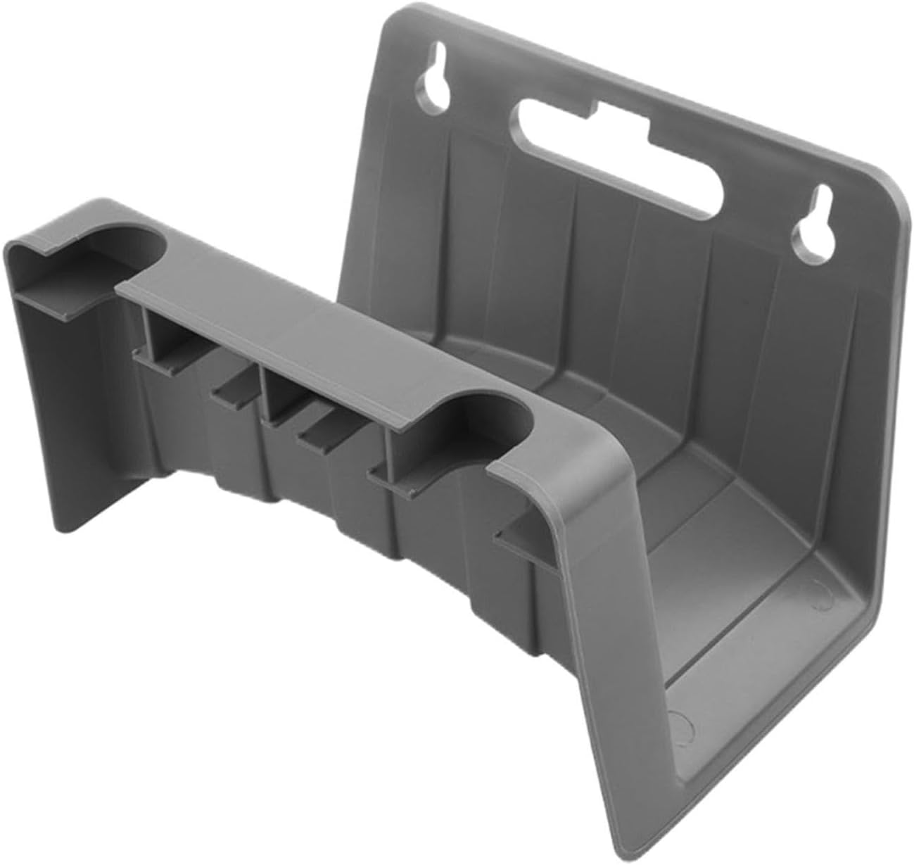 GENERIC Support De Tuyau En Métal, Support Mural Extérieur, Organisateur De Tuyaux Avec Maintien Ferme, Robinet Utilitaire Avec équilibre, Accessoire De Jardin, 22,5 X 16 X 14 Cm, Fixation Portable Pour Rail