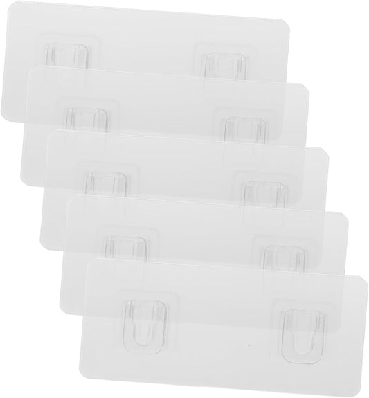  Cabilock 5ensembles Supports Adhésifs Pour Prises De Bureau Fixations Murales Et Supports De Rangement Pour Routeur Lot