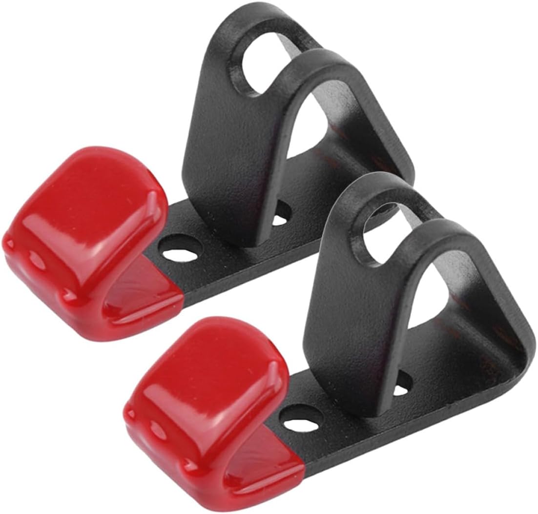  Housoutil Lot De 2 Crochets De Roue En Acier Robuste, Antidérapants Pour Jantes De Voiture, Support Mural Gain De Place Pour Rangement Garage Et Atelier, Compatible à Suspendre Jante Pneus,
