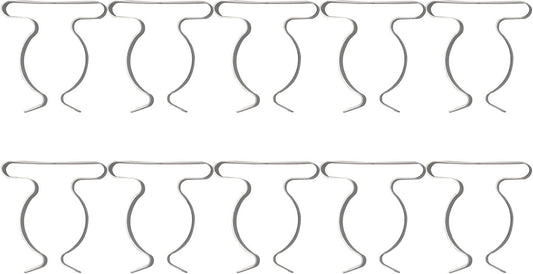  Lot De 10 Clips Muraux Pour Un Rangement Efficace - Clips à Ressort Robustes Pour Organiser Les Outils De Garage Et Les Râteaux (50 Mm)