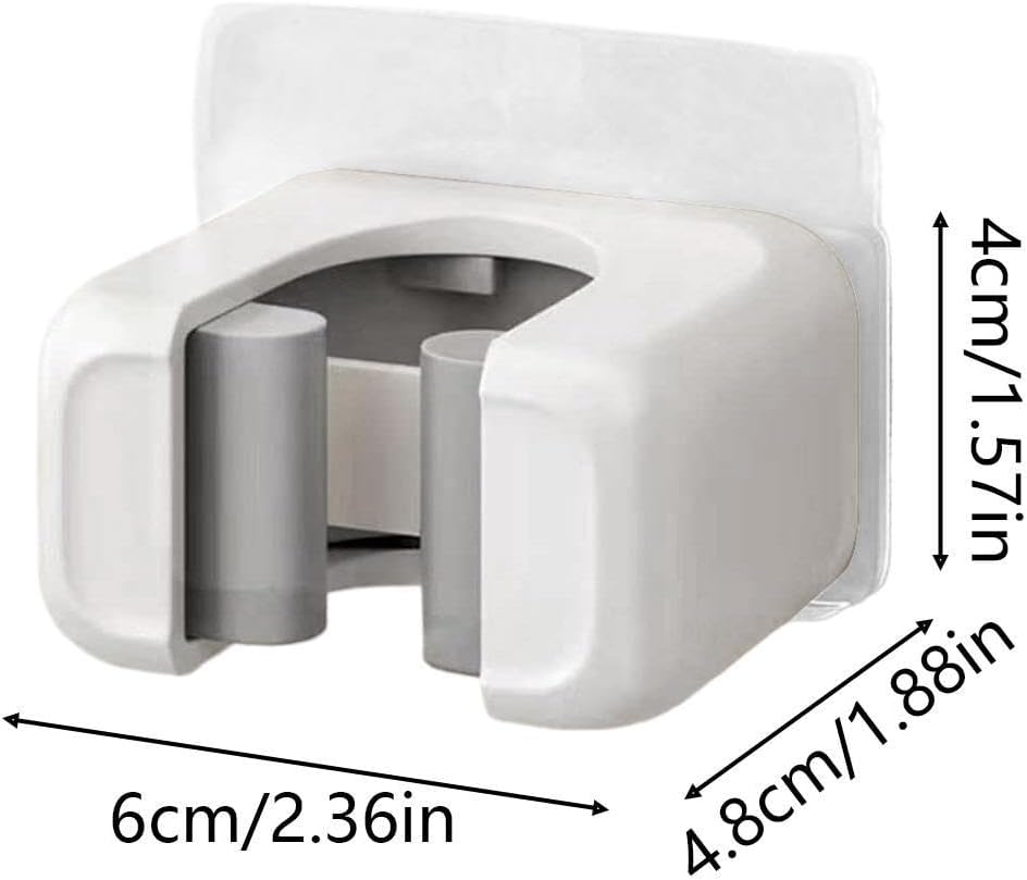 GENERIC Support Pour Balai Et Balai – 2 Pièces Sans Perçage, Support Utilitaire De Salle De Bain Pour Outils De Nettoyage | Pour Pelle à Poussière, Aspirateur, Gadgets Pour Maison, Bureau, Dortoir