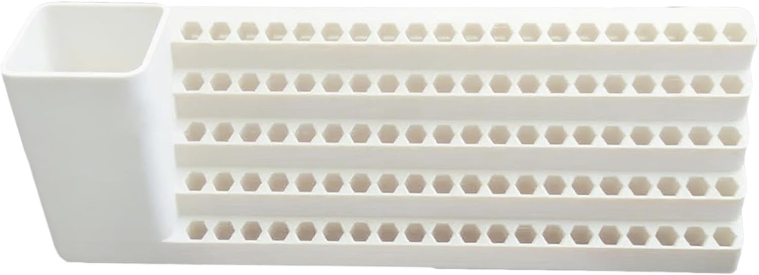  Organisateur De Tournevis - Rack De Rangement De Bits De Mural En Couches, Porte-écurie, Organisateur D'outils D'économie D'espace Pour électricien, Charpentier, Maison, Jardin, 9.45x2.2x3,15 Po