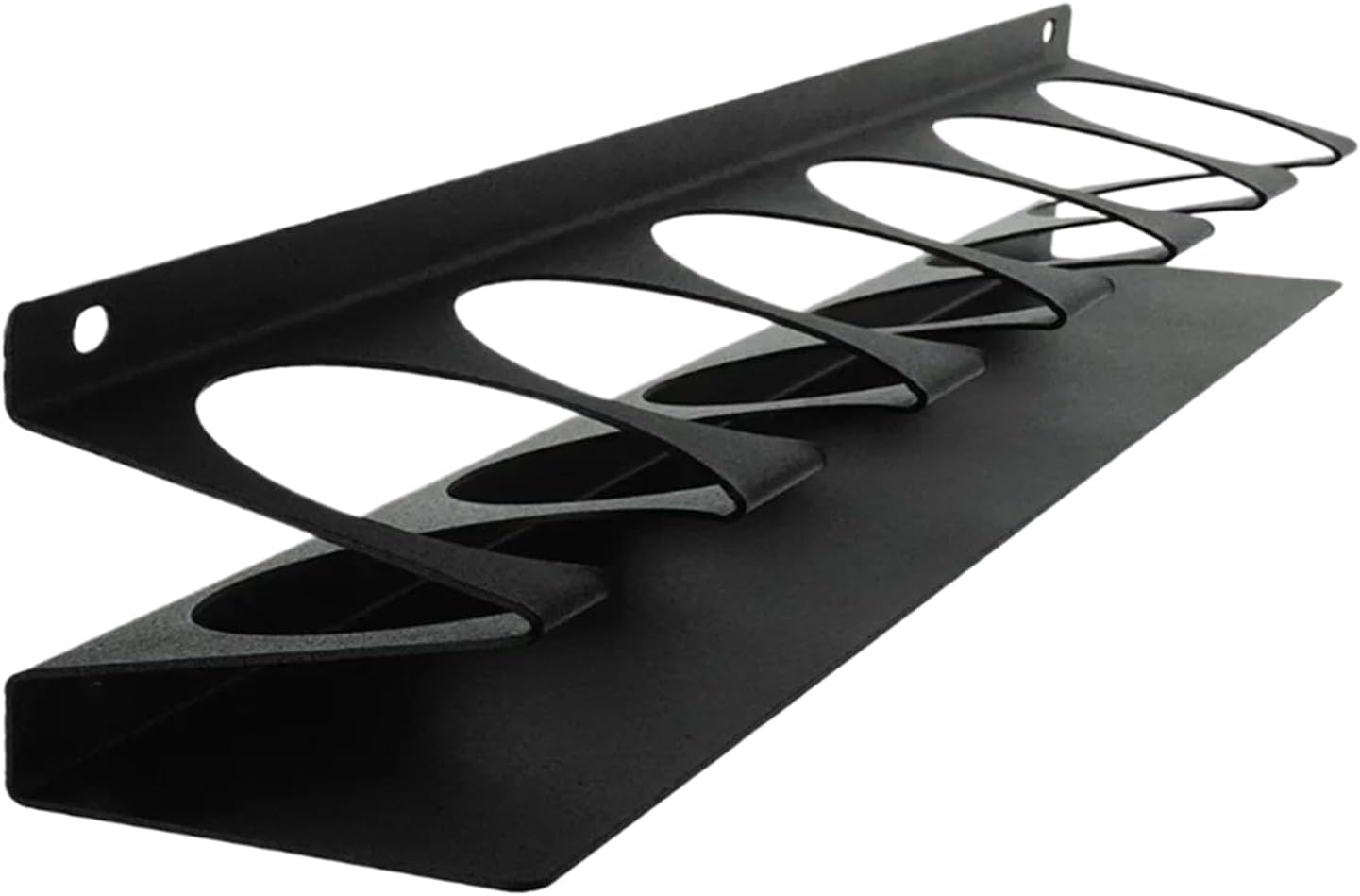 GENERIC Organiseur Mural Iron Art à 6 Emplacements, 49 X 7,5 X 8 Cm, Support Mural Pour Bouteille Industrielle, Gain De Place, 950 G, Diamètre Du Trou De 2,75 Pour Magasin Automobile Et Atelier
