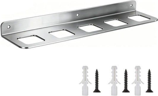 GENERIC Support Mural Pour Outils | Support Mural De Garage à 5 Emplacements – Organisateur De Marteau De Garage – Pour Clé, Tournevis, Abri De Jardin, Atelier, Usine à Domicile