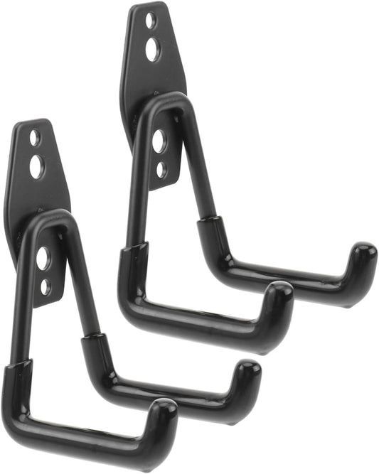  Artibetter Crochets De Rangement Utilitaires En Métal Noir De Charge Jusqu'à 18 Kg Crochets Muraux En U Robustes Pour Garage Et Atelier Lot De 2 Pour Organisation D'outils