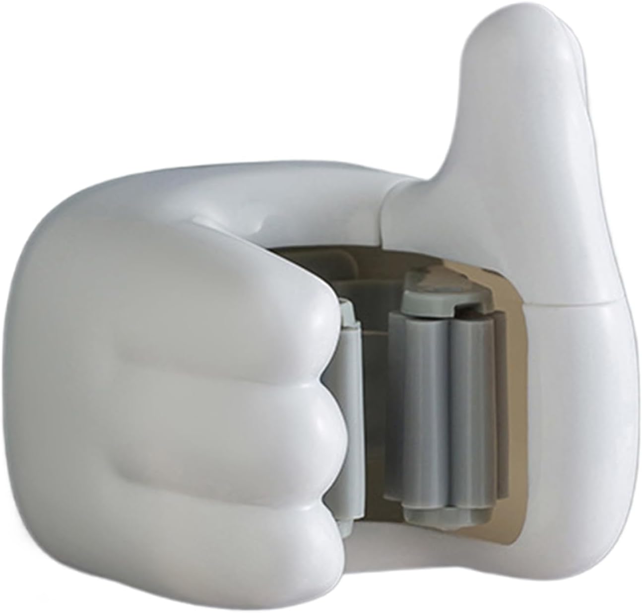 GENERIC Support Mural Pour Balai, Pouce Le Haut, Support De Rangement Pour Balai, ABS Antidérapant, Peu Encombrant Pour Salle De Bain, Cuisine Et Garage, 8,9 X 7,1 X 6,9 Cm