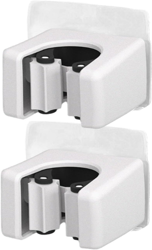 GENERIC Support Pour Balai Et Balai – 2 Pièces Sans Perçage, Support Utilitaire De Salle De Bain Pour Outils De Nettoyage | Pour Pelle à Poussière, Aspirateur, Gadgets Pour Maison, Bureau, Dortoir