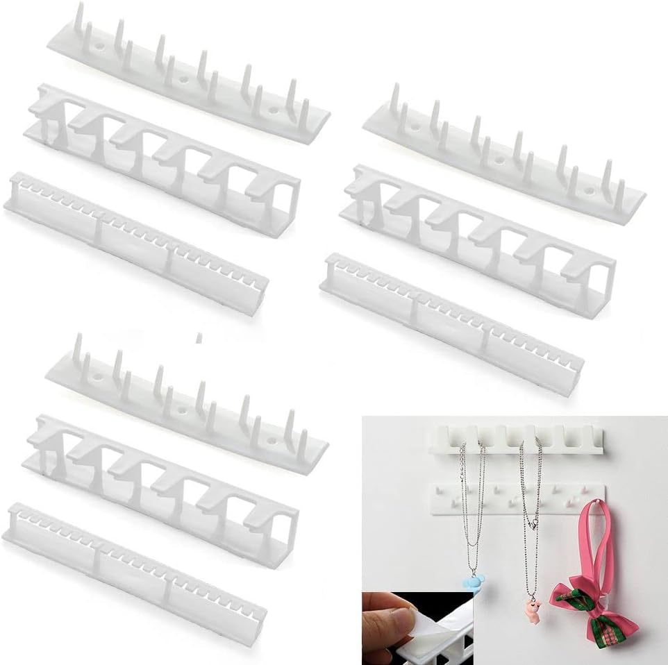  HomeSoGood Lot De 9 Crochets De Rangement Adhésifs Pour Bagues, Colliers, Bracelets