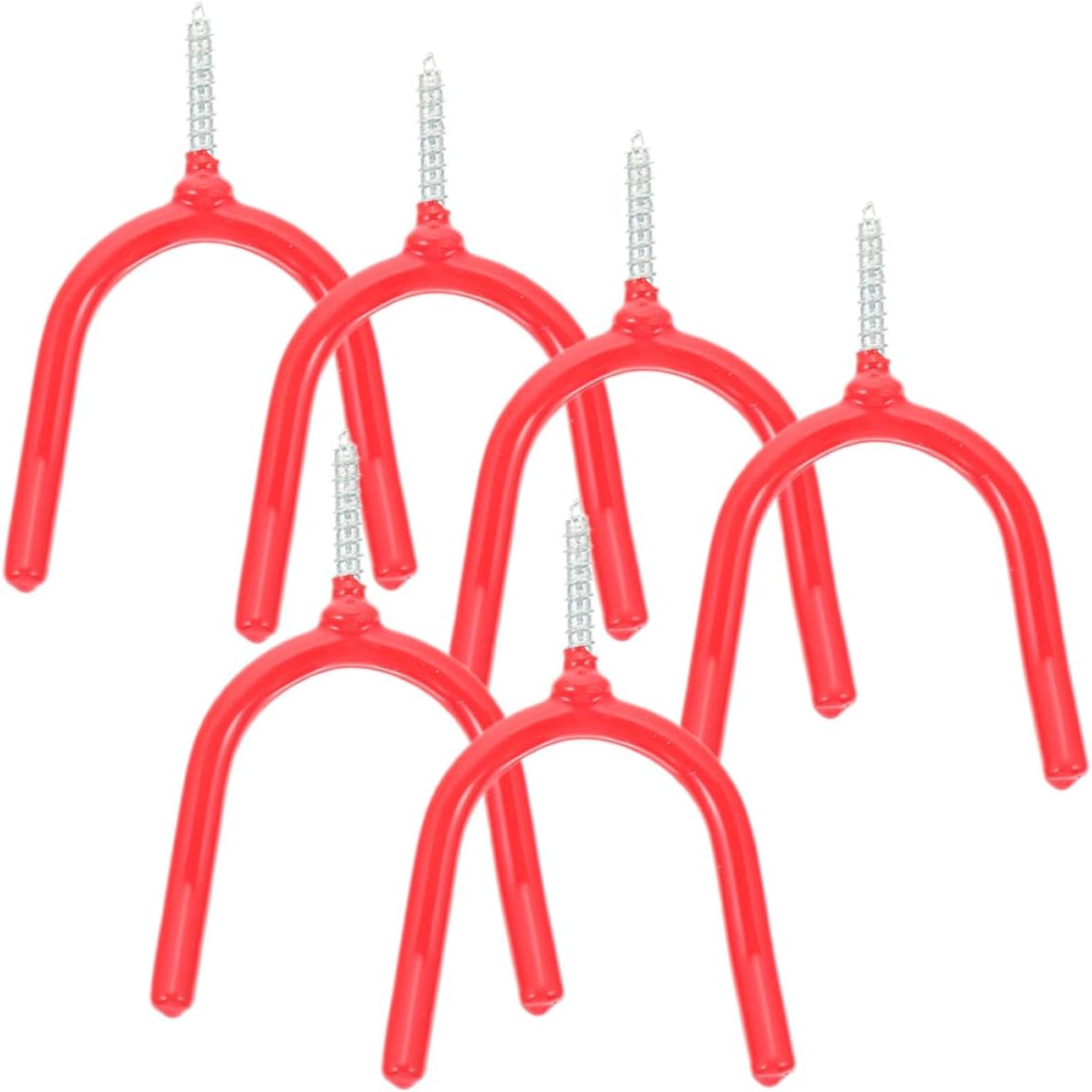  Angoily Crochets à Visser Et Organisation D'établi Lot De 6 Pour Garage En Métal Galvanisé, Design En Y Double, Robustes Pour Rangement D'outils
