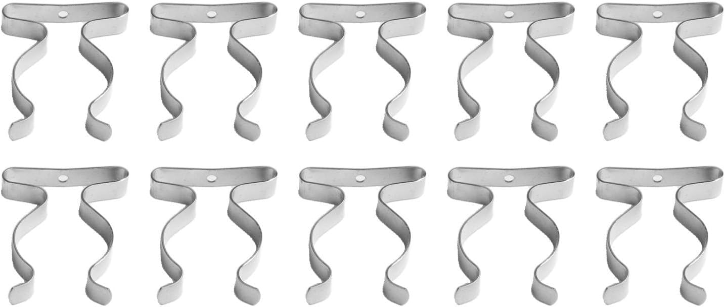  Lot De 10 Clips Muraux Pour Un Rangement Efficace - Clips à Ressort Robustes Pour Organiser Les Outils De Garage Et Les Râteaux (50 Mm)