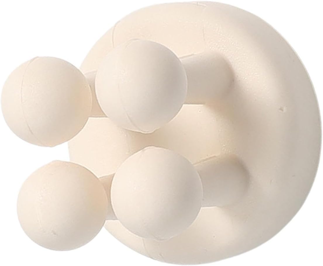  Générique Support De Prise En Silicone Créatif,Crochet De Brosse à Dents Auto-adhésif Mignon Sans | Support De Prise Mural Sans Poinçon, Pour Accrocher Salle De Bain Cuisine Salon Bureau
