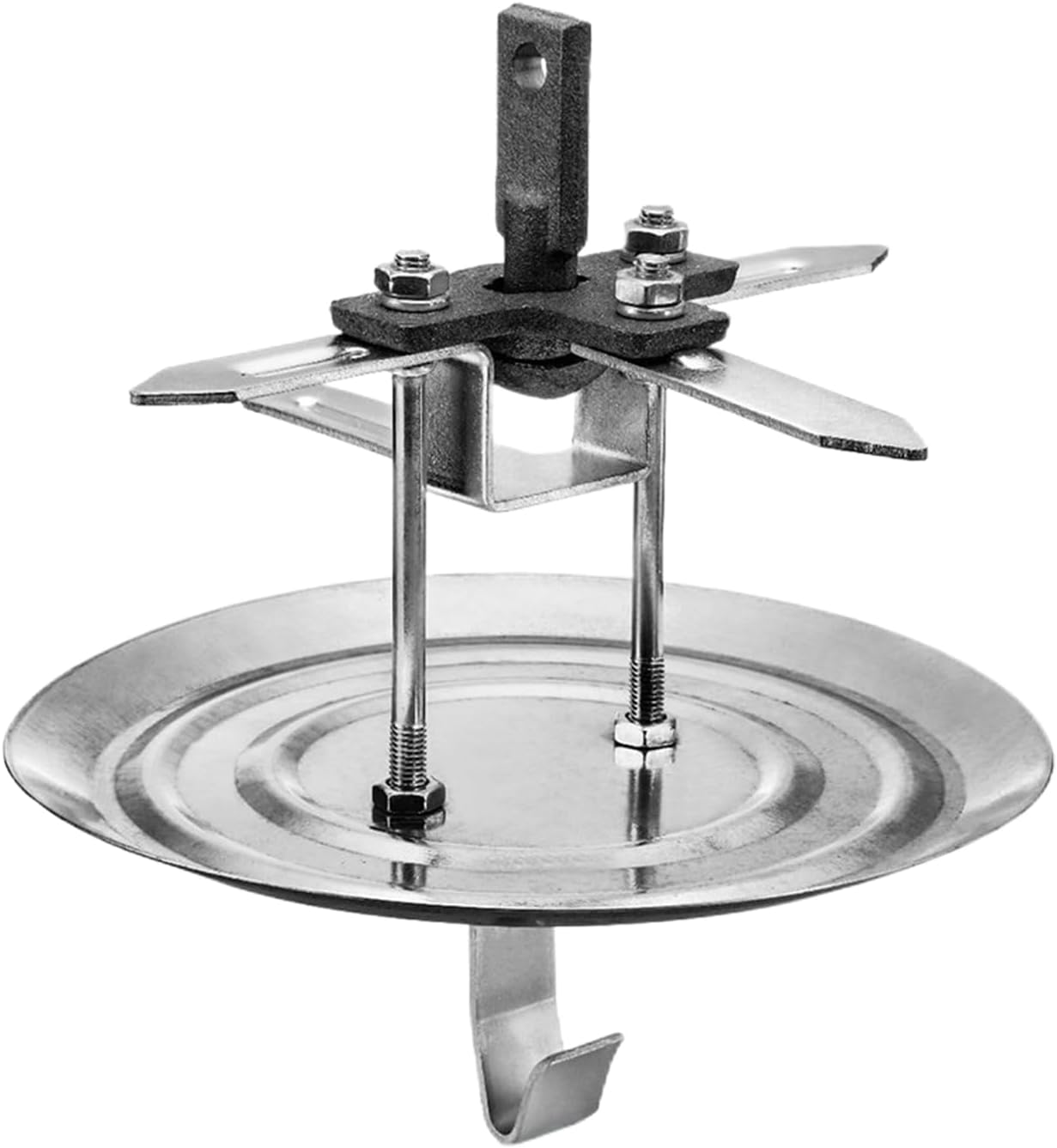  Generisch Crochet Pivotant Pour Charges - Avec Rotation - Pour Peinture De Four Et Pulvérisation, Revêtement En Poudre - Pour Bricolage, Garage, Projets De Déplacement D'objets