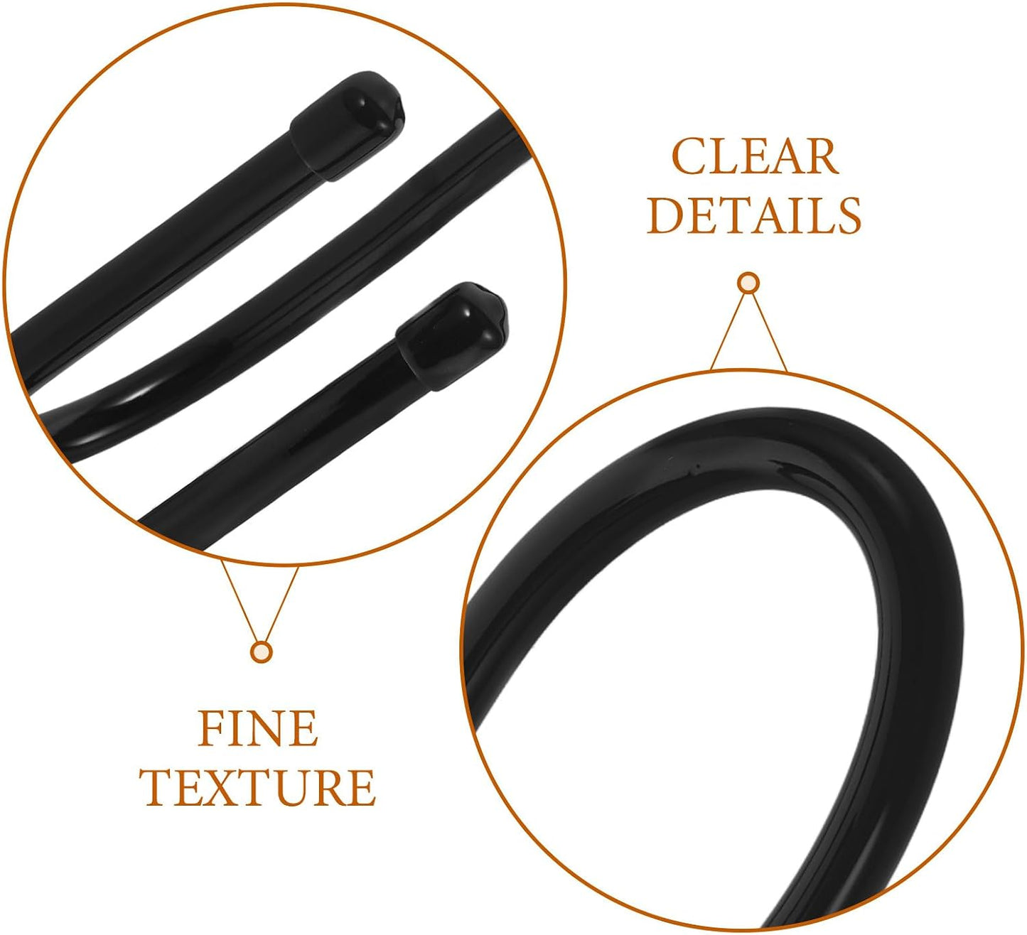  VALICLUD Lot De 6 Crochets Pour Clôture En Plastique Noir, Support Résistant Pour Accessoires De Piscine Et Outils, Pour Piscines Et Jardins, Gain De Place Assuré