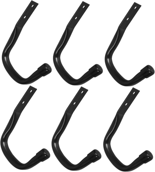  Ciieeo 6pièces Crochets De Rangement Pour Garage Crochets Muraux Métal Robustes Pour Outils De Jardin Et Échelle Système De Suspension Facile à Installer