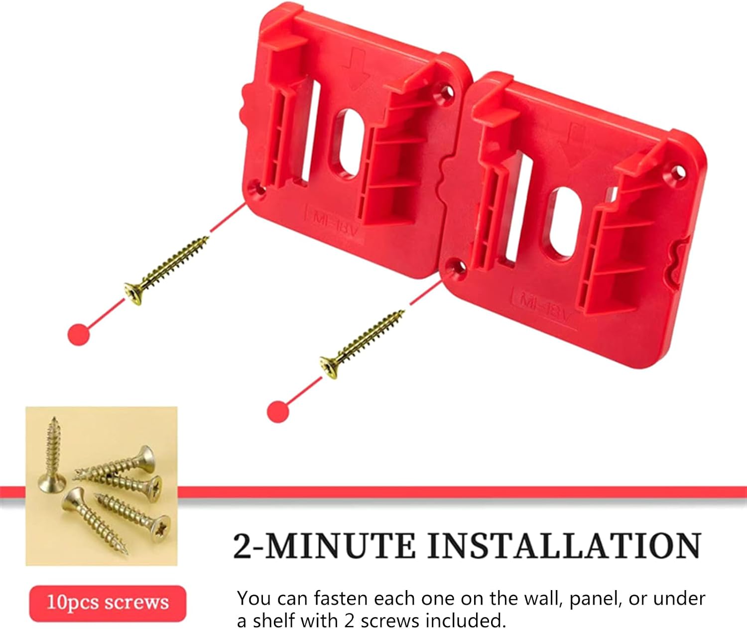  Interfaces D'épissure - Base De Batterie Pour Support De Batterie De La Série 18 V - Personnalisez Vos Besoins De Fixation