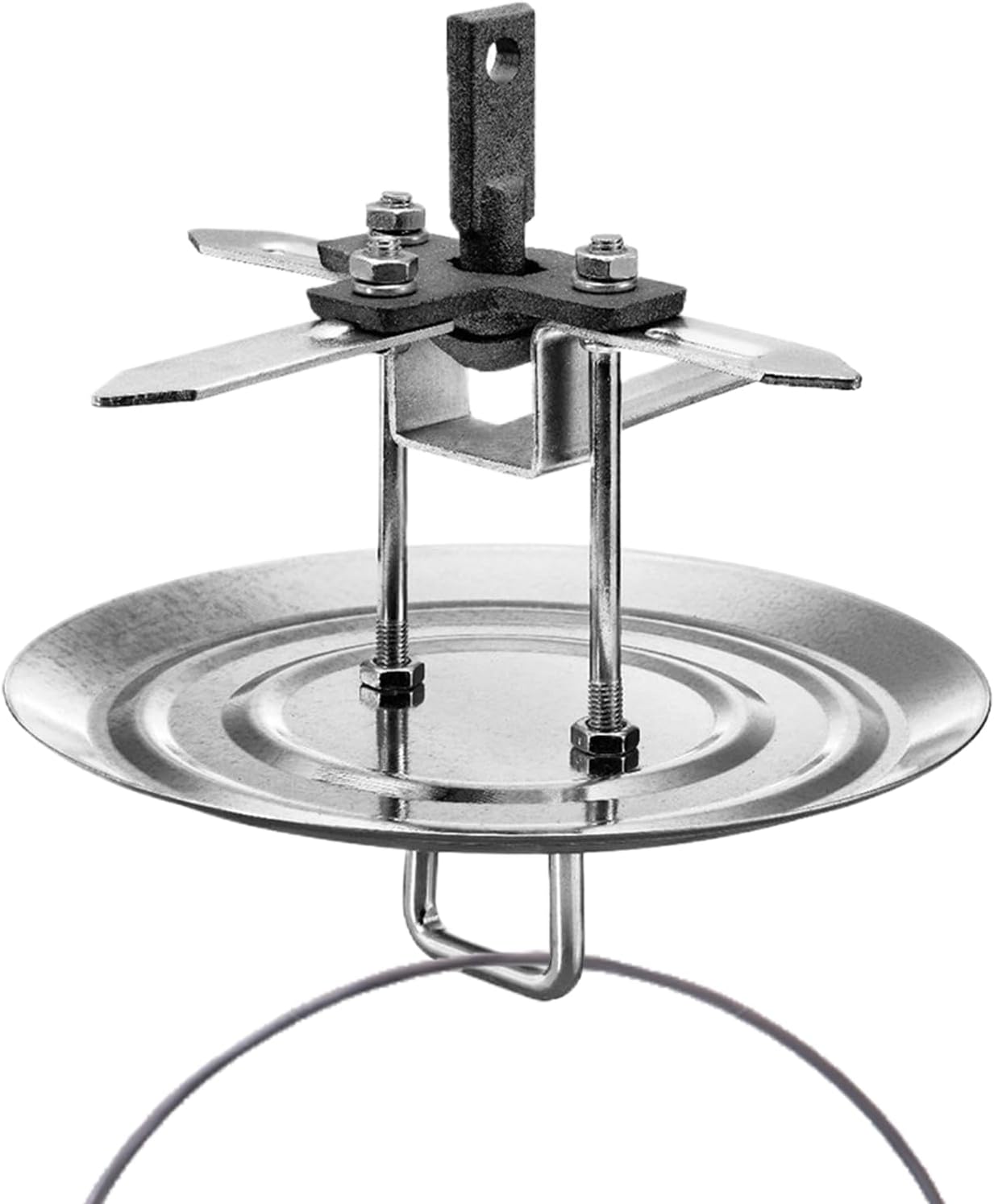 GENERIC Crochet Rotatif Pour Revêtement En Poudre – Crochet Pivotant Avec Disque, Revêtement En Poudre Pour Suspension D'objets, Maison, Atelier, Garage, Amateurs De Projet, Réparation De Véhicules
