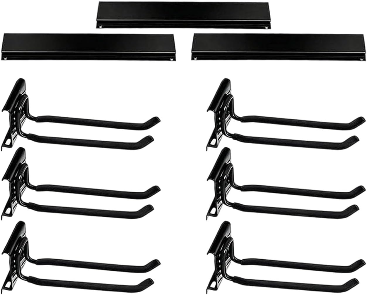 GENERIC Porte-skis Pour Garage, Système D'organisation De Matériel Antidérapant Robuste, Système De Rangement Mural Pour Skis, Pour équipement D'hiver, Support De Planche à Roulettes, Accessoires De Sport