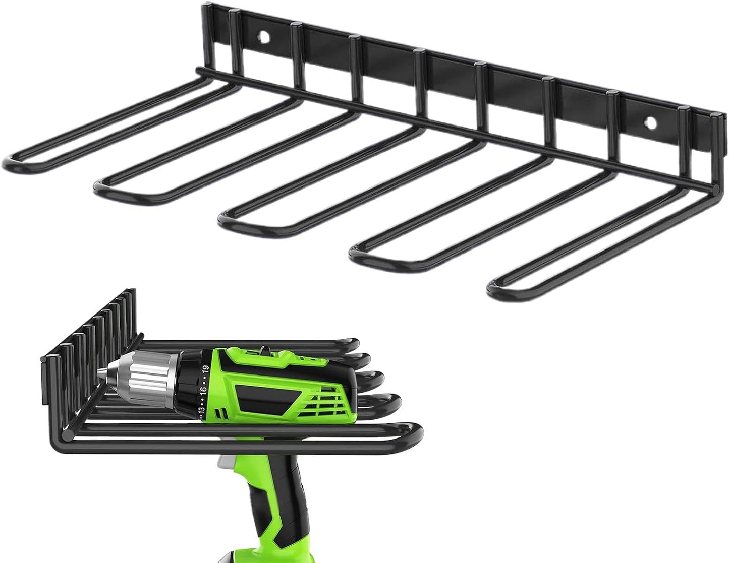  Porte-outils électriques – Support Mural En Fer Noir Pour Perceuse Sans Fil – Rangement De Garage Pour Outils électriques De 25 Kg, Support De Rangement Utilitaire Pour Outils électriques Pour