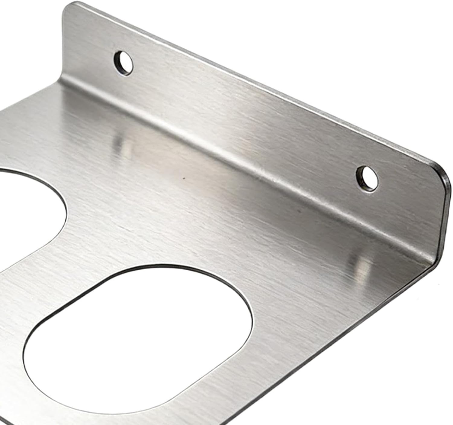 GENERIC Support De Rangement Mural Pour Outils | Organisateur à Double Fente En Acier Inoxydable,avec Vis Pour Outils Montage Mural - Pour Le Travail Du Bois Dans Le Garage Atelier Studio Et Aussi Dans Le