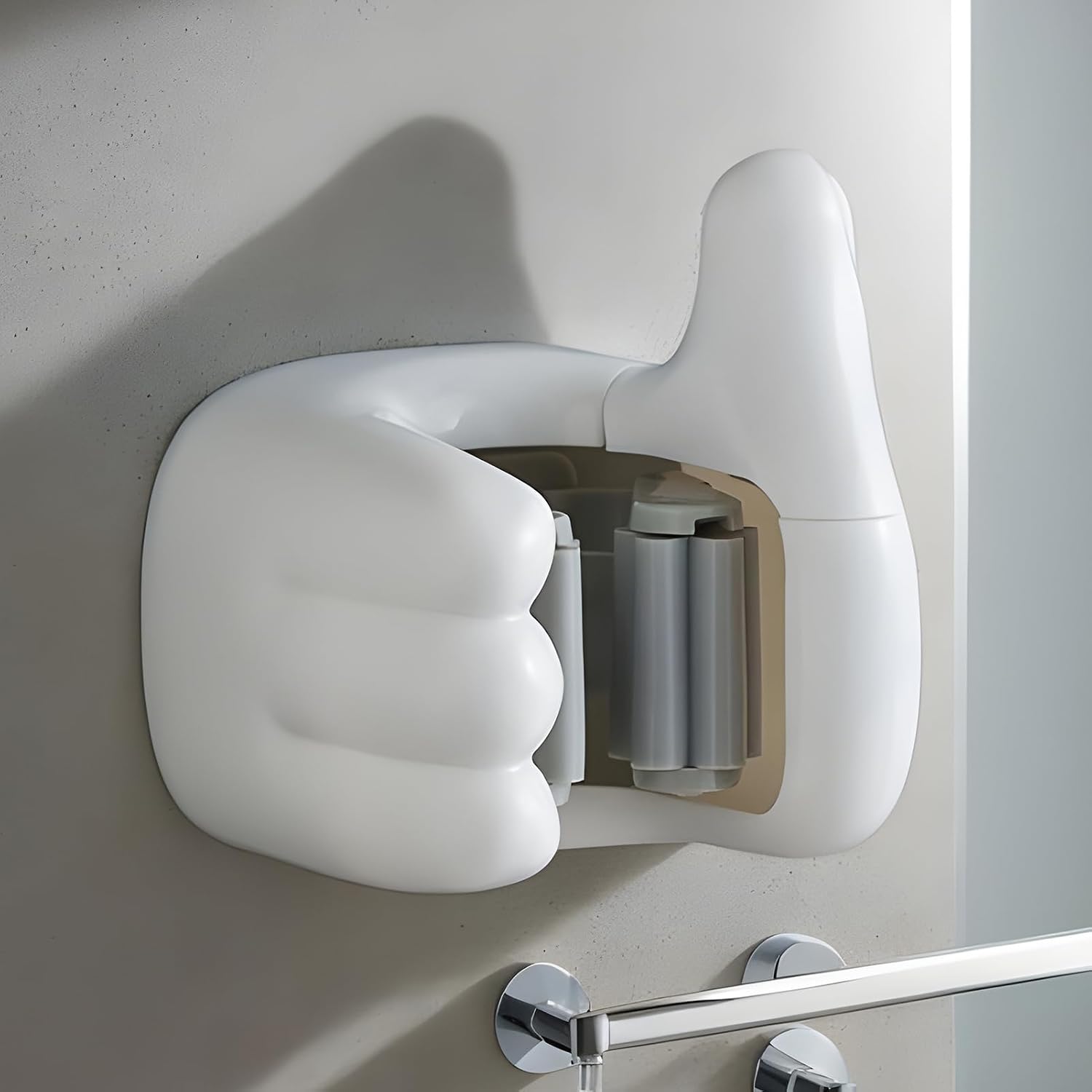  Porte-Brosse | Organisateur Adhésif De Serpillière,Organisation Domestique À Gain De Place Et Organisateur Multifonction Pour Outils De Jardin