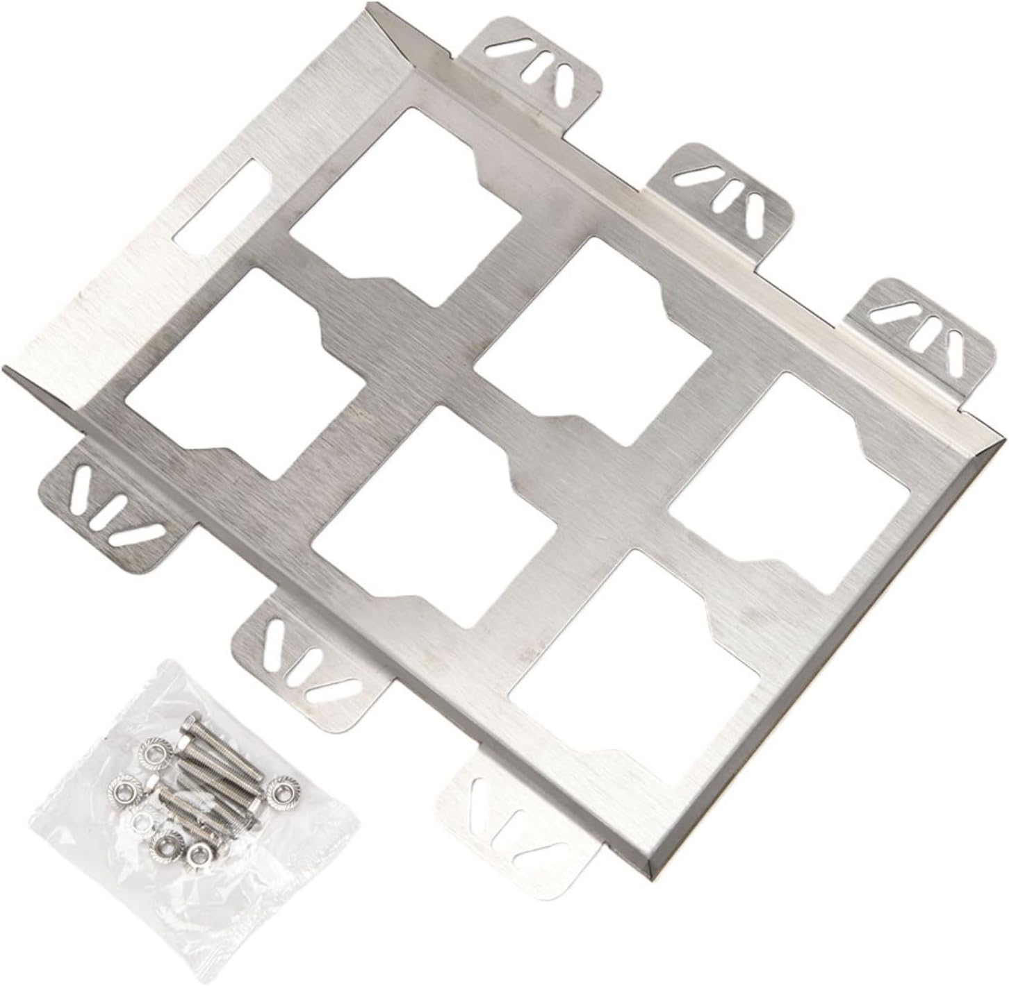  Plaque De Montage Pour Système De Rangement D'outils, Support Mural En Acier Inoxydable Avec Capacité De 22,7 Kg, Kit De Matériel Rouge, Noir, Argent Pour Camion, Van, Atelier (noir)