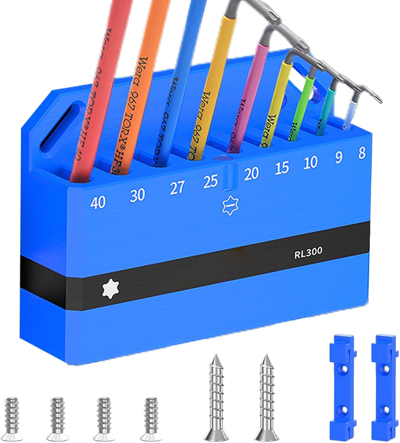 GENERIC Organiseur De Clés, Porte-outils Magnétique, 38,1 X 5,1 Cm Avec Aimants Puissants, Porte-outils En Acier Avec Construction Robuste, Conception D'organisation Murale, Affichage D'atelier Pour La Maison