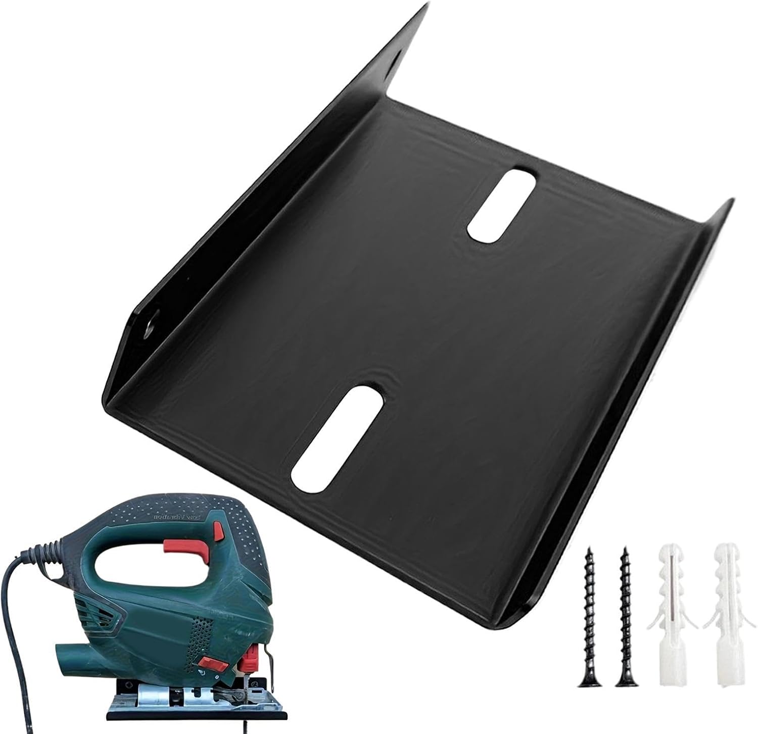 GENERIC Support Mural Pour Scie | Support Pour Outils électriques En Métal Robuste Et Peu Encombrant – Organiseur De Rangement Pour Scies | Pour Jardin, Atelier, Intérieur Magasin, Maison