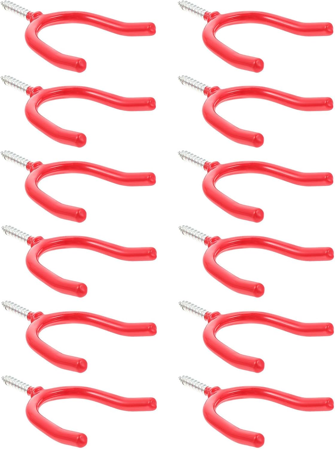  Gatuida Crochet Porte-Outils En Acier à Visser Forme Y Pour Garage, Lot De 16 Pièces, Revêtement Par Immersion, Pour Rangement D'Outils De Jardin Et Atelier
