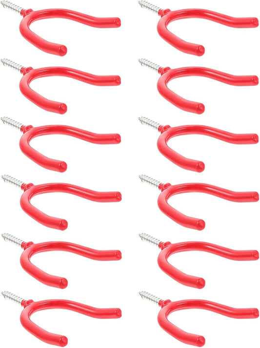  Gatuida Crochet Porte-Outils En Acier à Visser Forme Y Pour Garage, Lot De 16 Pièces, Revêtement Par Immersion, Pour Rangement D'Outils De Jardin Et Atelier