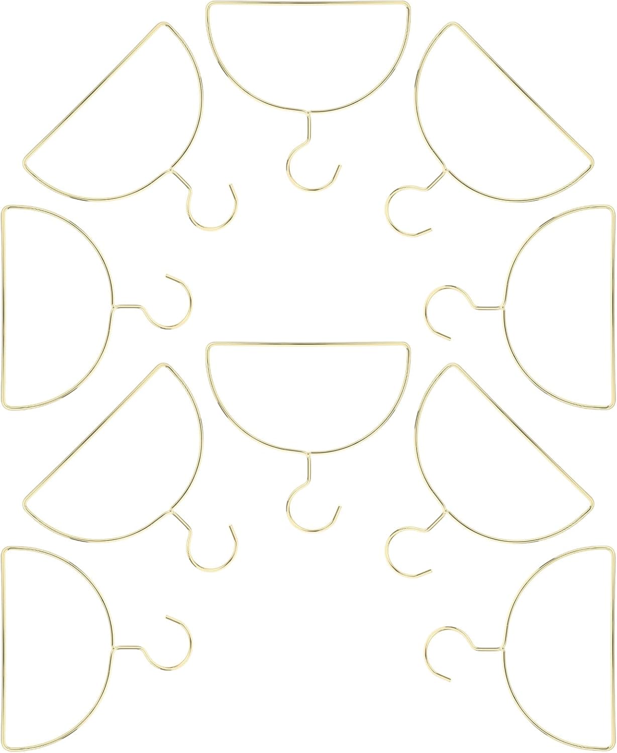  OUNONA 10pièces Cintres Métal Pour Foulards Cintres Incurvés Antidérapants Métalliques Pour Vestes Et Costumes