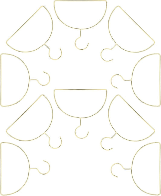  OUNONA 10pièces Cintres Métal Pour Foulards Cintres Incurvés Antidérapants Métalliques Pour Vestes Et Costumes