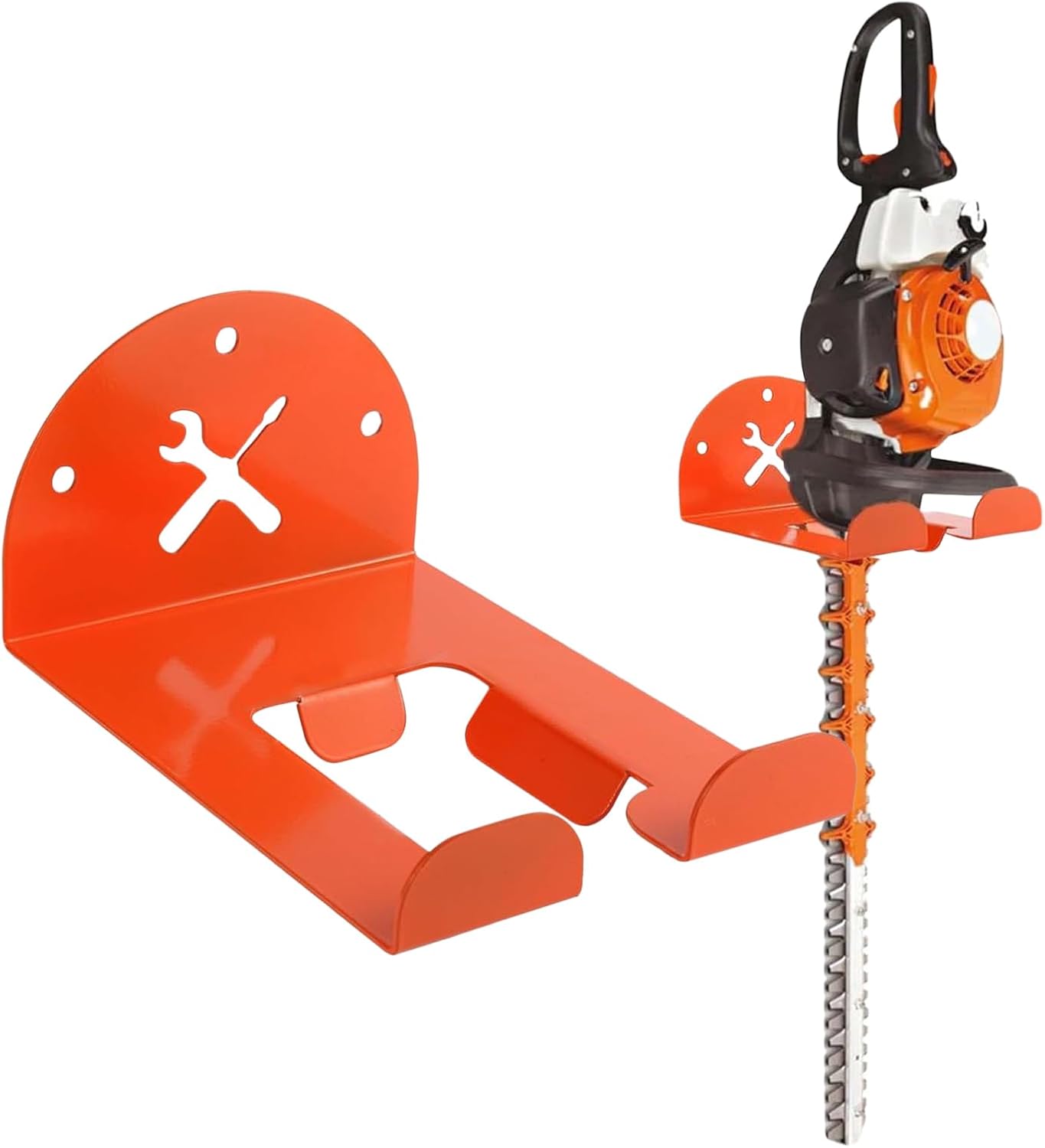  Générique Organisateur D'outils Électriques,Rangement Gain De Place | Porte-Outils Mural Pour Jardin - Pour Tailleuse Haie Tronçonneuse Perceuse Atelier Jardin Remise