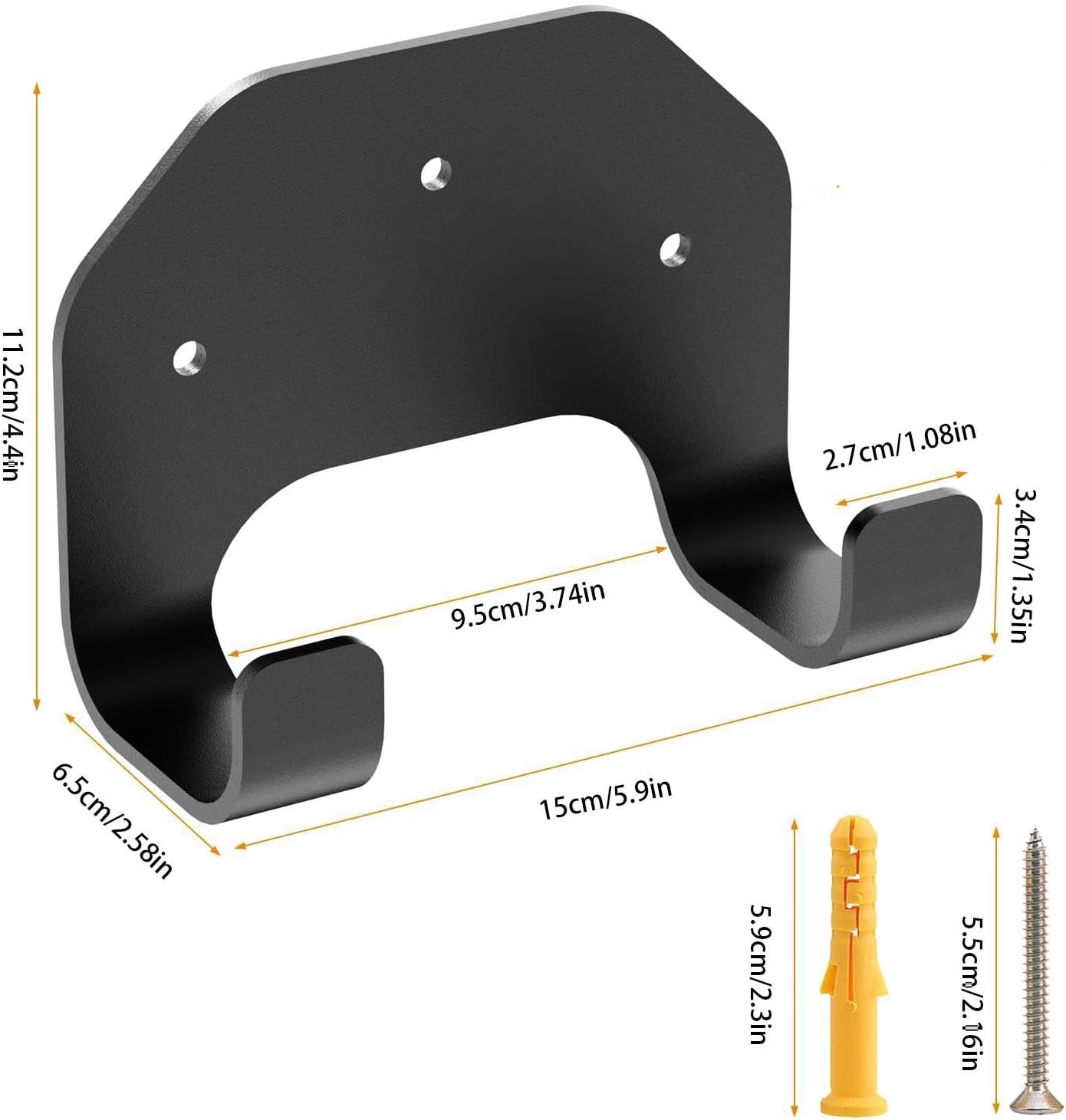  Générique Support Pour Débroussailleuse De Remorque | Support D'équipement Et Organisateur | Rack De Suspension Pour Coupe-Bordure | Pour Garage Atelier Abri De Jardin Grange Sous-Sol Pelouse