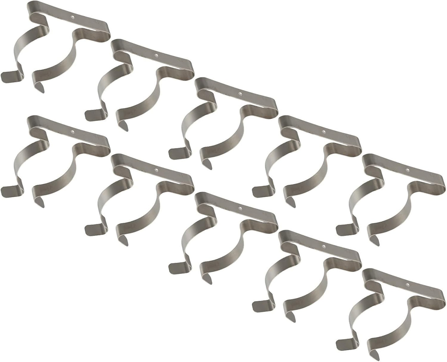  Lot De 10 Clips Muraux Pour Un Rangement Efficace - Clips à Ressort Robustes Pour Organiser Les Outils De Garage Et Les Râteaux (50 Mm)