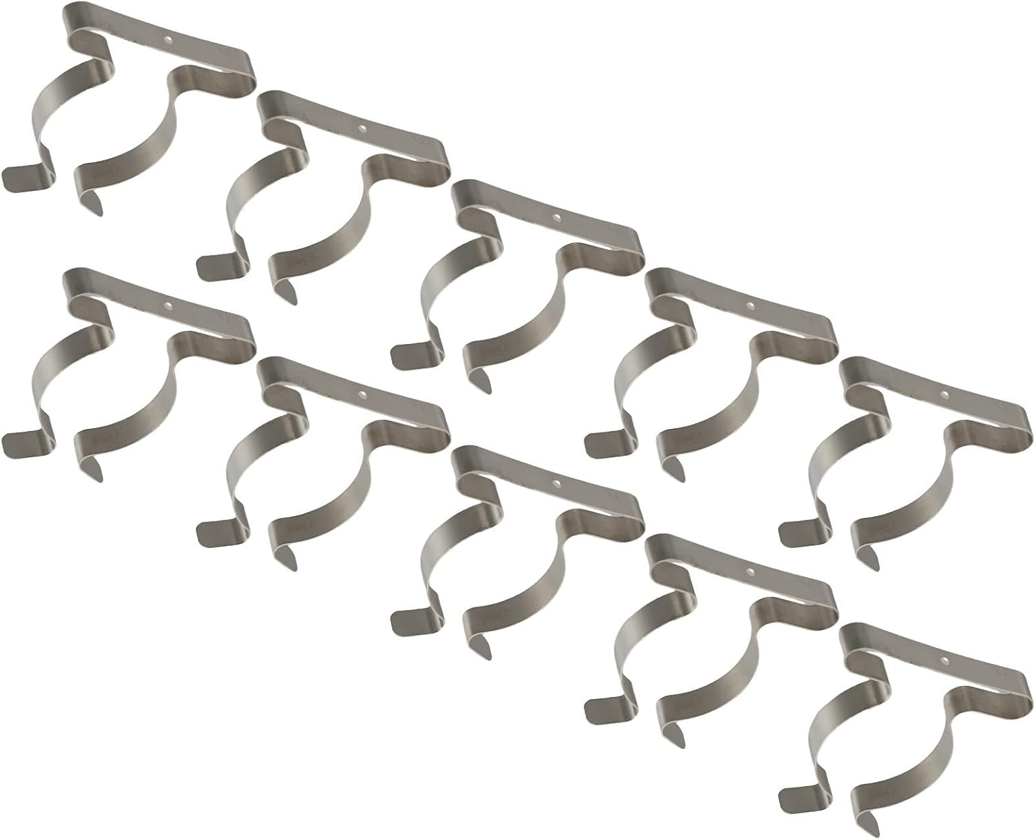  Lot De 10 Clips Muraux Pour Un Rangement Efficace - Clips à Ressort Robustes Pour Organiser Les Outils De Garage Et Les Râteaux (50 Mm)