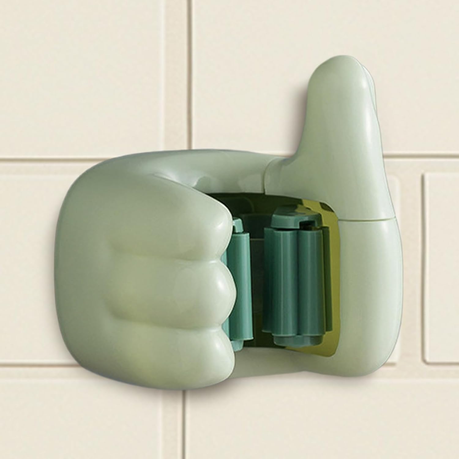GENERIC Support Mural Pour Balai – Support De Rangement Mural Pour Serpillère, Sans Perçage, étagère De Rangement Robuste, économie D'espace Pour La Cuisine, Le Garde-manger, La Salle De Bain, La Buanderie