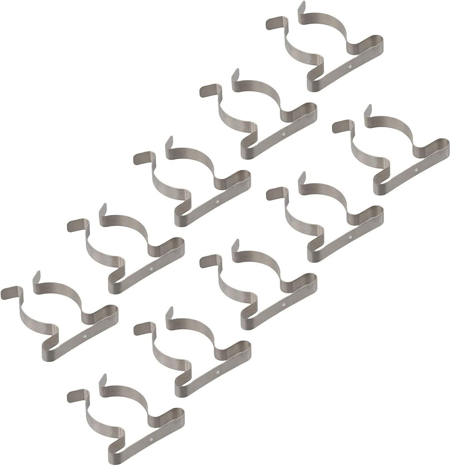  Lot De 10 Clips Muraux Pour Un Rangement Efficace - Clips à Ressort Robustes Pour Organiser Les Outils De Garage Et Les Râteaux (50 Mm)