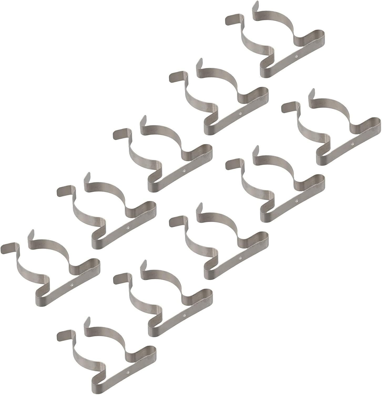  Lot De 10 Clips Muraux Pour Un Rangement Efficace - Clips à Ressort Robustes Pour Organiser Les Outils De Garage Et Les Râteaux (50 Mm)