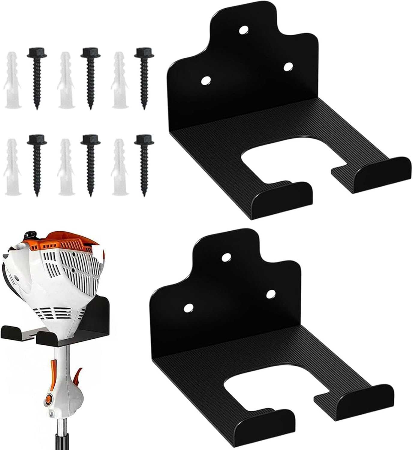GENERIC Cintres à Outils De Jardin, Support En Acier Inoxydable Pour économiser De L'espace – Rangement Mural Pour Outils électriques De Garage – Pour Intérieur Ou Extérieur, Jardin, Ferme, Sous-sol, Pelle
