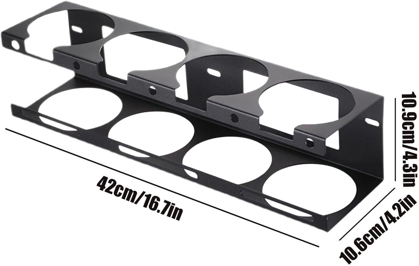  Rangement Pour Baguettes De Soudage,4 Fentes Montage Mural Gain De Place,Porte-électrode Rack De Rangement Pour Garage - Pour Bureau à Domicile Sous-sol L'appartement Et La Construction Industrielle